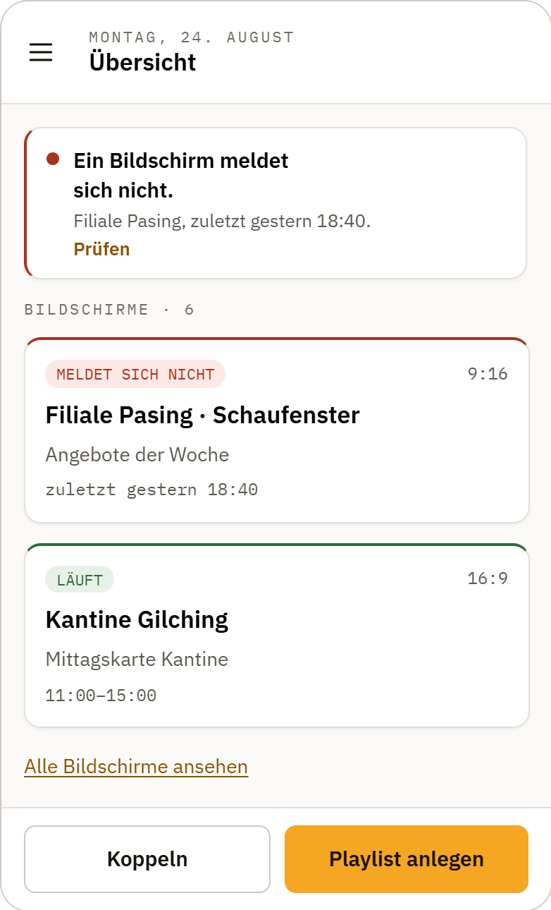 lumafy auf dem Handy